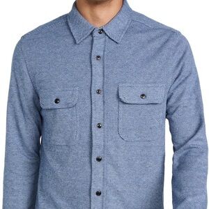 [USM]Faherty Blue Twill Men's Legend Sweater Shirt
